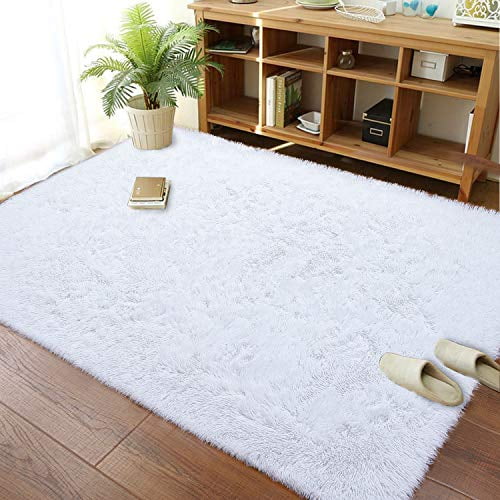 Teal Blue Non-Slip Plush Fluffy Furry Fur Area Rugs Comfy Nursery Accent Floor Carpet 6x9 Feet Merelax Soft Modern Indoor Large Shaggy Rug for Livingroom Bedroom Dorm Kids Room Home Decorative Teal Blue Non-Slip Plush Fluffy Furry Fur Area Rugs Comfy Nursery Accent Floor Carpet 6x9 Feet Merelax Soft Modern Indoor Large Shaggy Rug for Livingroom Bedroom Dorm Kids Room Home Decorative